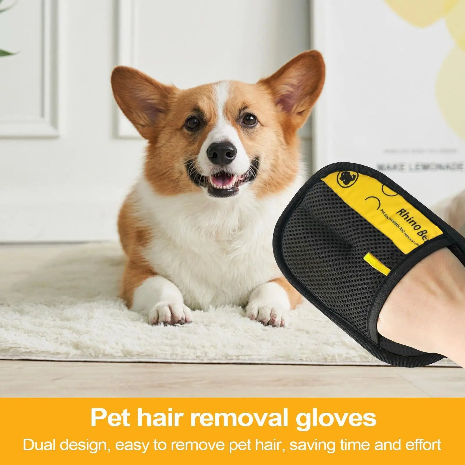 Pet Hair Remover Gloves - Remove Pet Hair in Seconds
